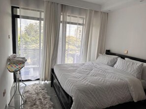 1 chambre, fer et planche à repasser, Wi-Fi, draps fournis