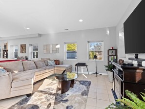 TV, video games, stereo, offices