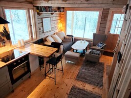 Cabana panorâmico, vista para o rio | Parte interna