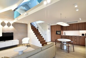 Apartment | Living area - Duplex in De Haan Near the Beach (De Haan)