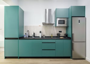 Superior Studio with sofa bed | Private kitchen | Fridge, microwave, stovetop, espresso maker