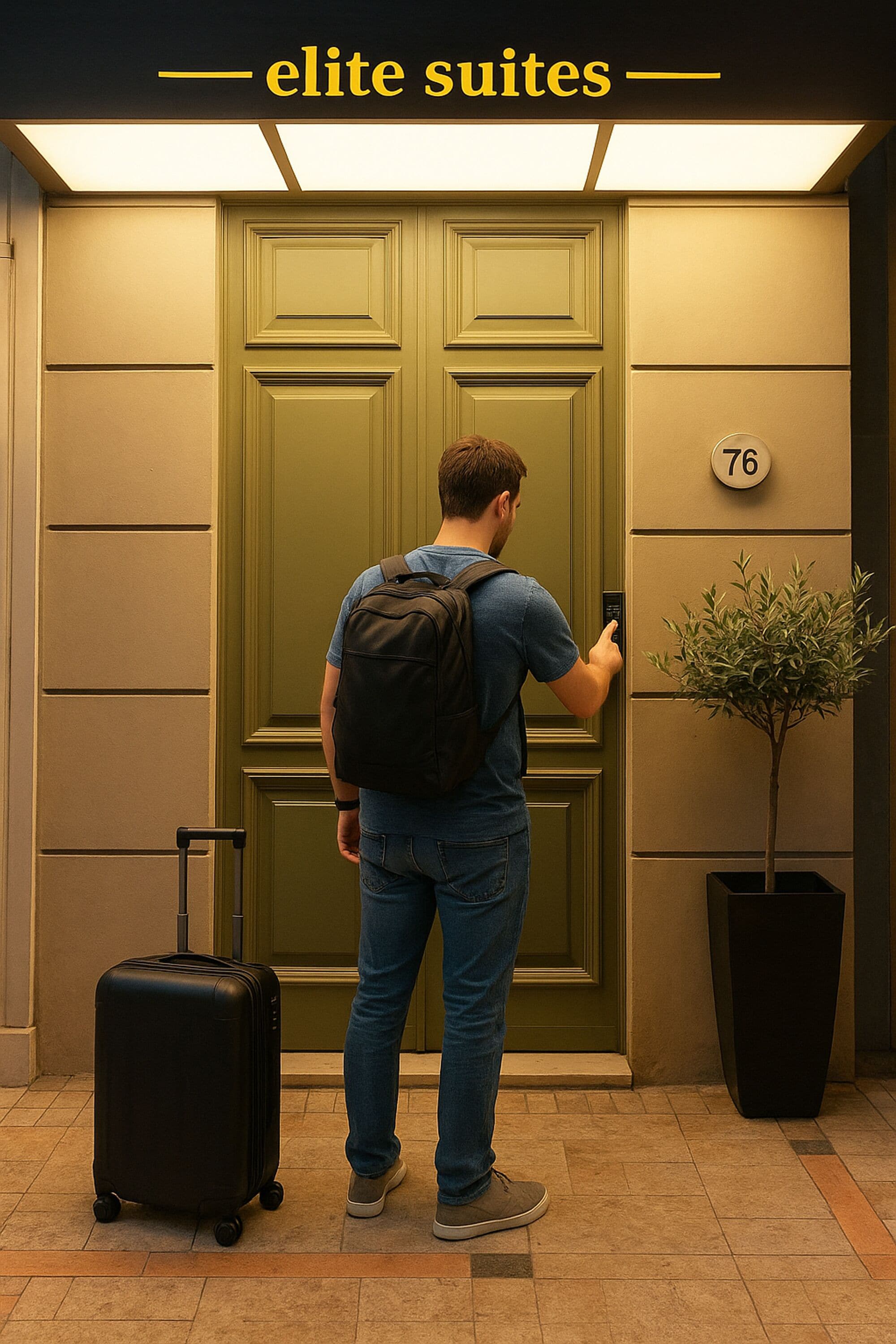 Entrada de la propiedad