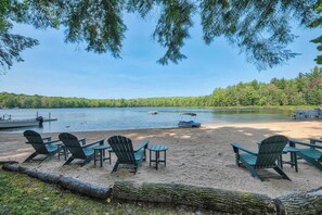 Accommodatie ligt op het strand