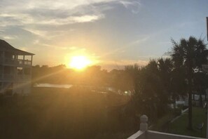 Vue depuis l’hébergement