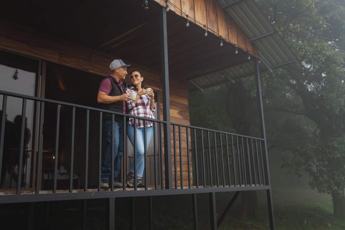 Comfort Cabin, Mountain View | Terrace/patio