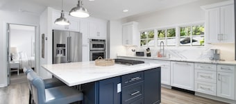 Spacious Sea Pines home in Hilton Head with pool, tennis, and cozy backyard fire