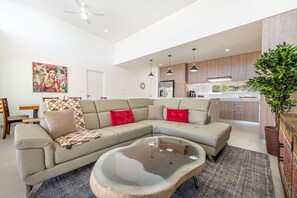 TV - Stylish Playa Avellanas home with private pool, hot tub, and scenic views (Playa Avellanas)