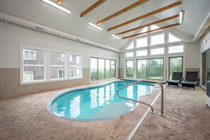Indoor pool, a heated pool - Ski-In/Out Dog Friendly Retreat w/ Pool, Bar & Fireplaces (McHenry)