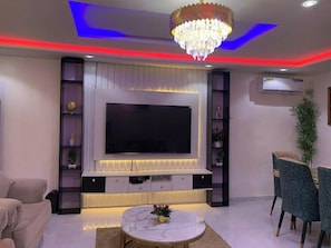 Junior Room, Balcony, City View | Living area | TV - KD Hotel and Apartment  (Ibadan)