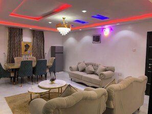 Junior Room, Balcony, City View | Living area | TV - KD Hotel and Apartment  (Ibadan)