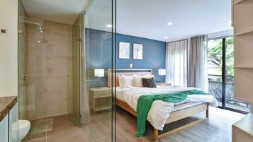 1 habitación, tabla de planchar con plancha, cuna de viaje y wifi