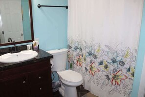 Een douche, een haardroger