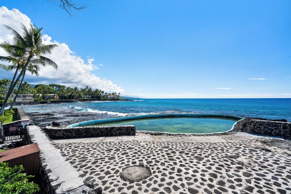 Property grounds - Coastal Elegance at Kona Isle. Level entry. Wi-Fi. (Kailua-Kona)