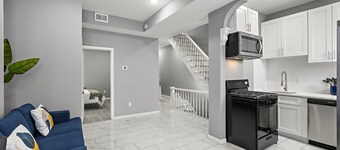 This modern 5-bedroom, 3-bathroom home in Jersey City offers everything you need