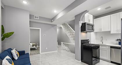 This modern 5-bedroom, 3-bathroom home in Jersey City offers everything you need