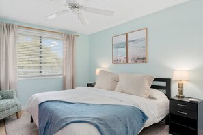 1 slaapkamer, een kluis op de kamer, wifi, beddengoed