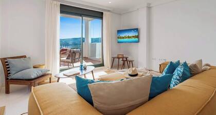 Panoramic apartment in Casares by Costarentals