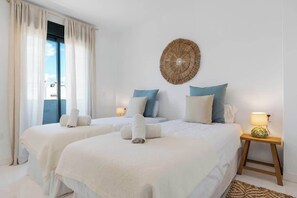 2 soverom, strykejern/-brett, wi-fi (inkludert) og sengetøy