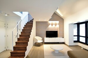 Apartment | Living area - Stylish Seaside Apartment in De Haan (De Haan)