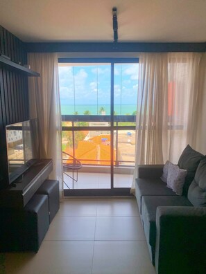 Luxury Apartment | Living area - Oceânica Cabo Branco by Day by Day (Joao Pessoa)