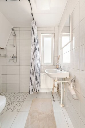 Shower, hair dryer, towels, soap - 2 Minutes From Local Shops & Sea Wall! | Gorgeous Vacation Home in Terneuzen! (Terneuzen)