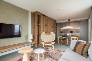 Living room - Spacious Apartment in Den Haag With View (The Hague)