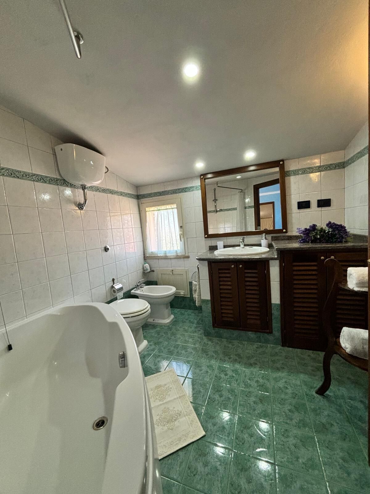 Haartrockner, Bidet, Handtücher, Seife