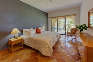 2 bedrooms, desk, iron/ironing board, travel crib