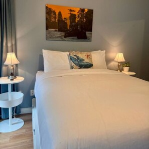 2 habitaciones, tabla de planchar con plancha, wifi y ropa de cama