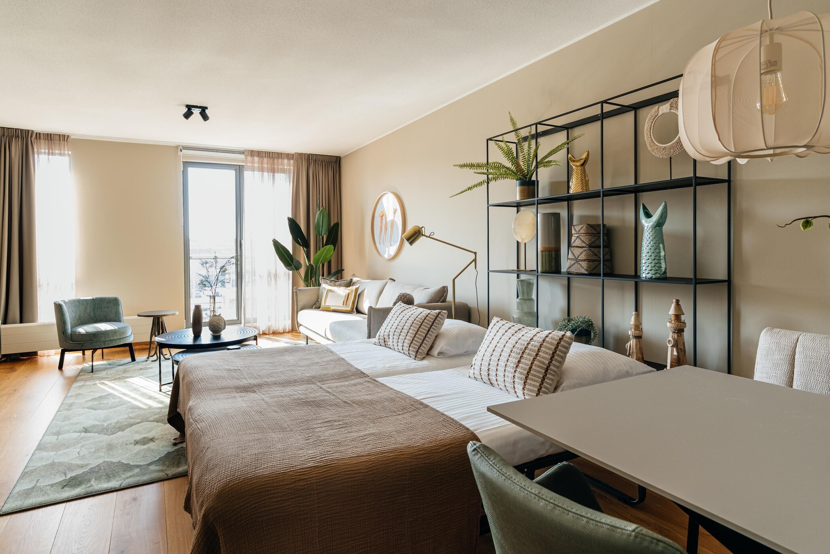 Apartment | 1 Schlafzimmer, individuell eingerichtet, Bügeleisen/Bügelbrett
