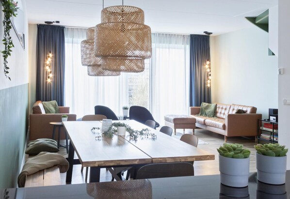 House | Dining - Waterfront Holiday Home With Terrace Views (Stavoren)