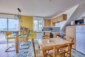 Fridge, microwave, oven, dishwasher - La Villa des Marées - Front de mer (Asnelles)