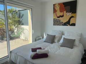 3 soverom, strykejern/-brett, wi-fi (inkludert) og sengetøy