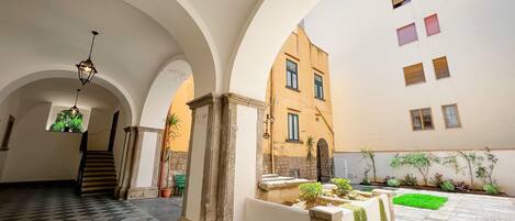 Majoituspaikan sisäänkäynti