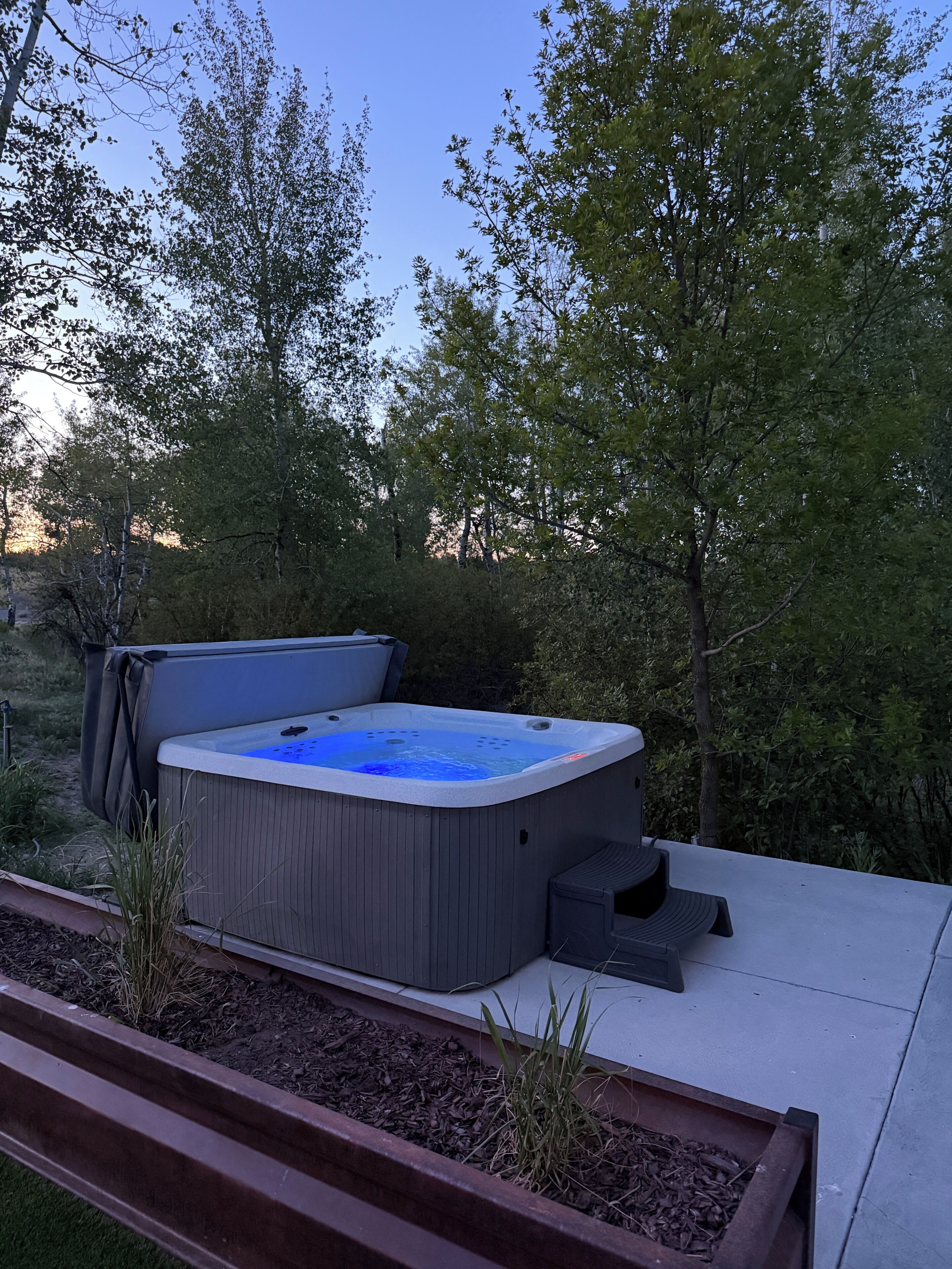 Bain à remous extérieur