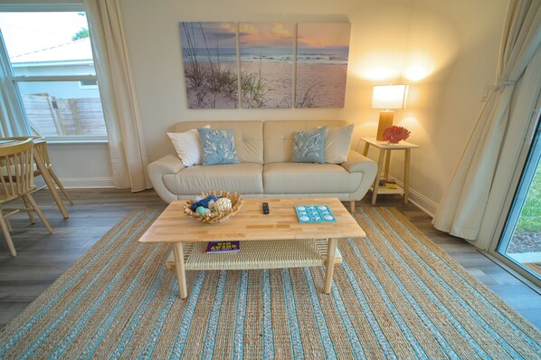 Smart TV, video games, books, stereo