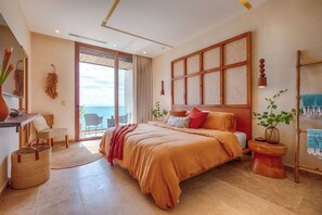 3 bedrooms, iron/ironing board, free WiFi, bed sheets - Beachfront Luxury Near Tulum, AC, Pool, 3 BR (Tulum)