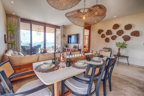 Dining - Beachfront Luxury Near Tulum, AC, Pool, 3 BR (Tulum)