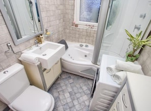 Hair dryer, towels
