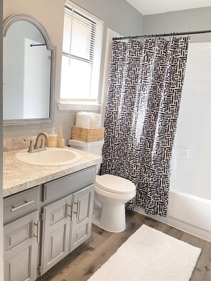 Hair dryer, towels