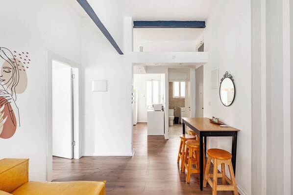 Classic Apartment, Non Smoking, Balcony | Living area