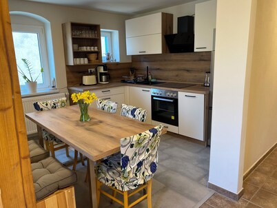 Double room with shared kitchen in the HofPAUSE