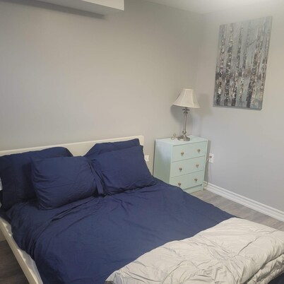 1 Bed 1 Bath basement Apartment walking distance to major Go station