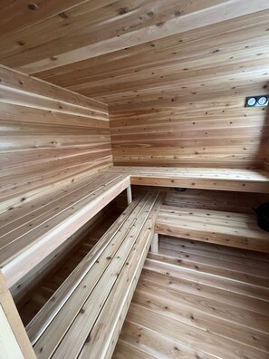 Sauna - Brand new, full duplex sleeps 22 - hot tub, laundry, sauna, BBQ w/ views (Silver Star Mountain)