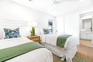2 slaapkamers, een strijkplank/strijkijzer, gratis wifi, beddengoed