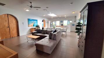 TV connectée, lecteur de DVD, livres