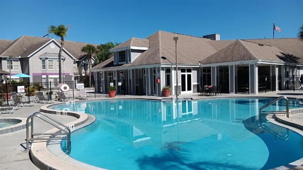 Pool - Two bed condo in Parkway Palms Resort mins to Disney World. (Kissimmee)