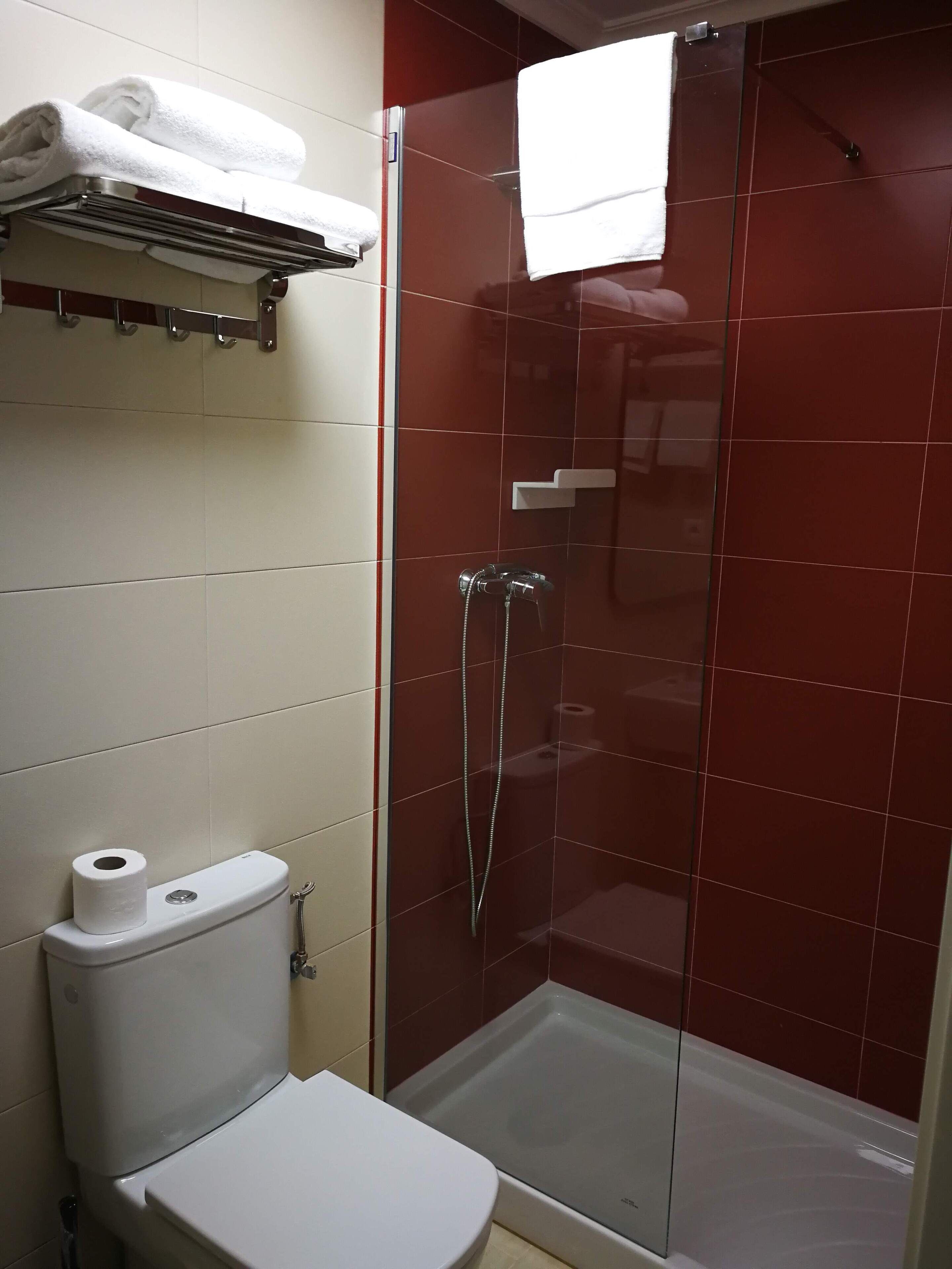 Family Apartment, City View | Bathroom | Hair dryer, towels, toilet paper
