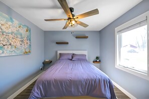 3 habitaciones, cuna de viaje, wifi gratis y ropa de cama