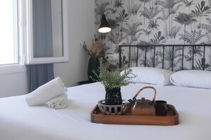 2 chambres, accĂšs au Wi-Fi (inclus), literie fournie